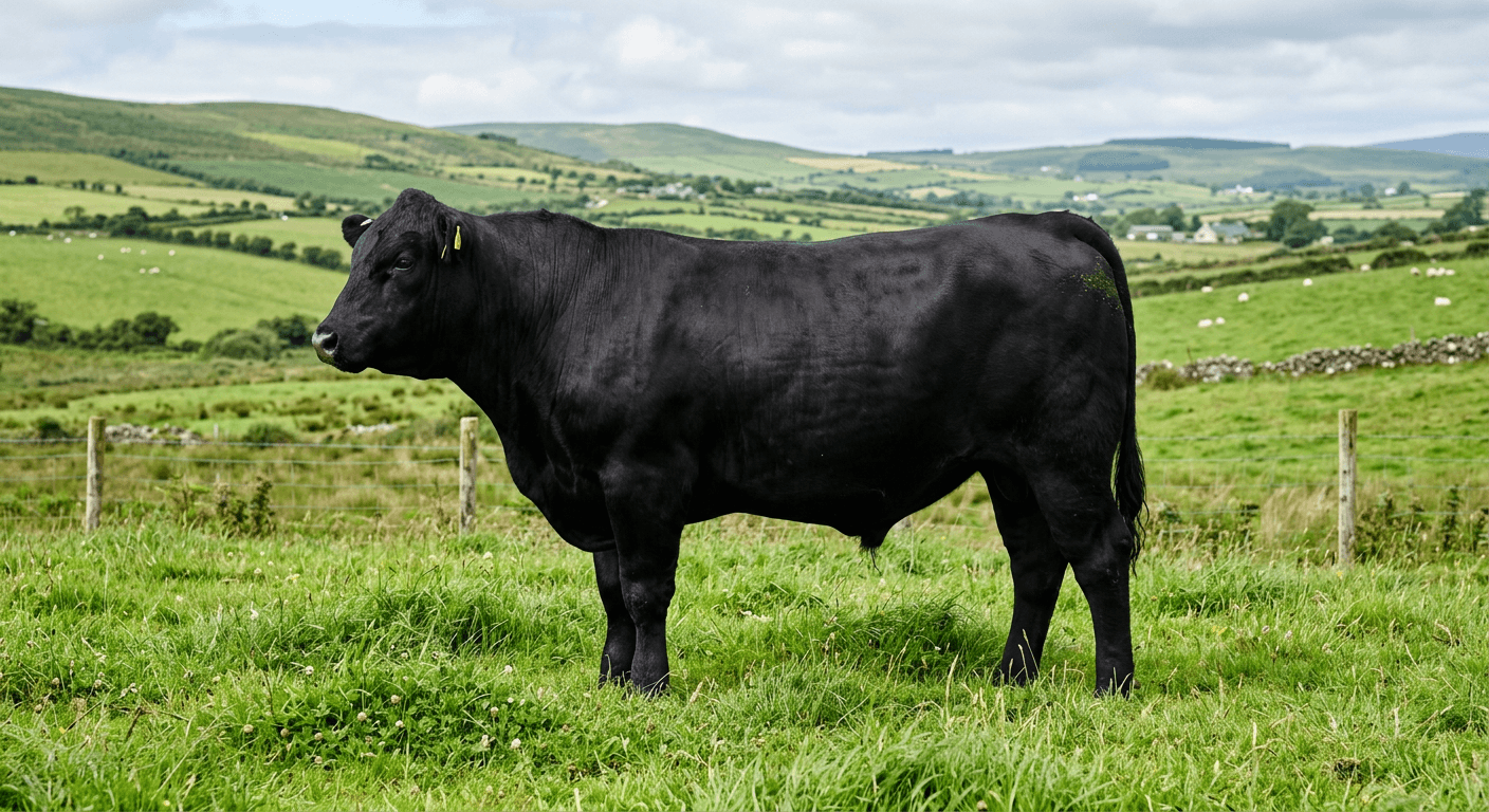 Angus crossbreds cattle