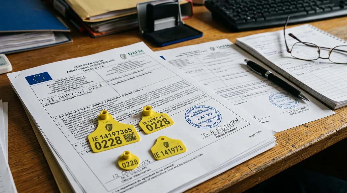 Certificati Sanitari per il Bestiame nell'UE: Requisiti e Procedura