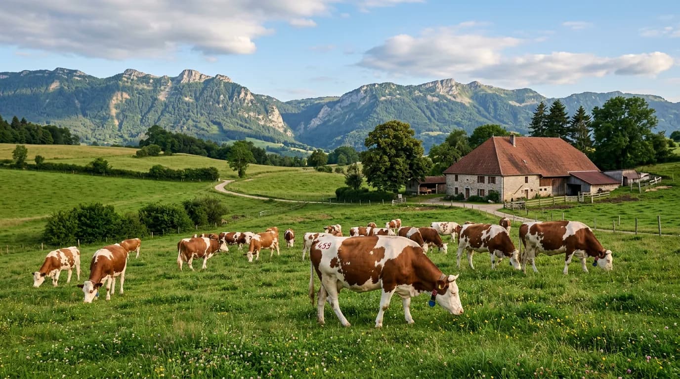 Guida ai Bovini Montbeliarde: Razza Francese a Duplice Attitudine