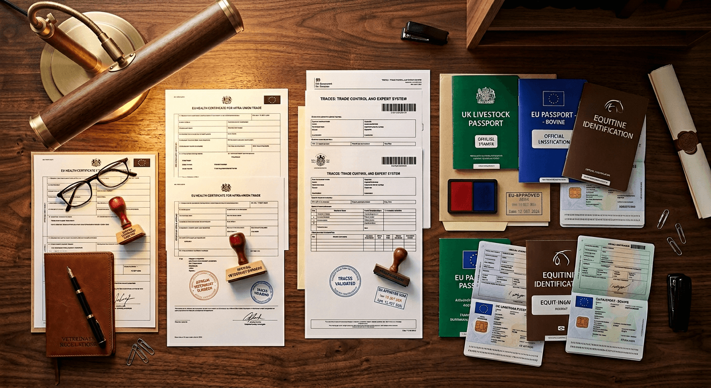 Documentazione veterinaria e TRACES